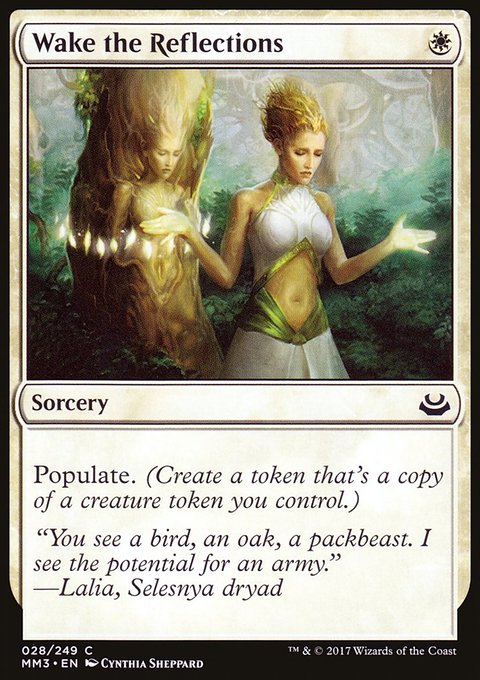 Wake the Reflections, Modern Masters 2017 #28, Magic: The Gathering card