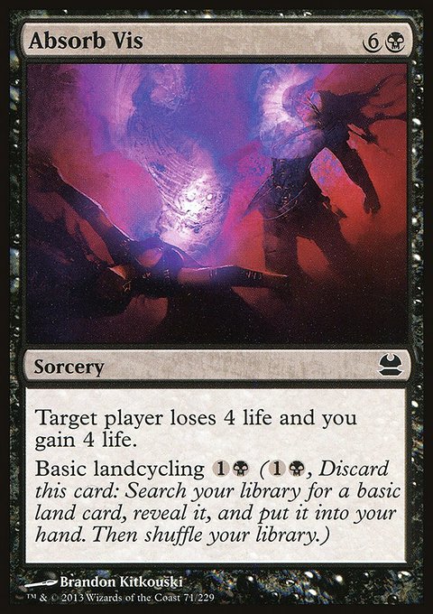 Absorb Vis, Modern Masters #71, Magic: The Gathering card