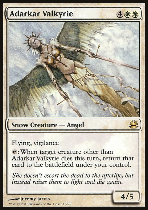 Adarkar Valkyrie, Modern Masters #1, Magic: The Gathering card