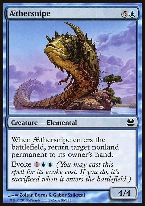 Aethersnipe, Modern Masters #36, Magic: The Gathering card