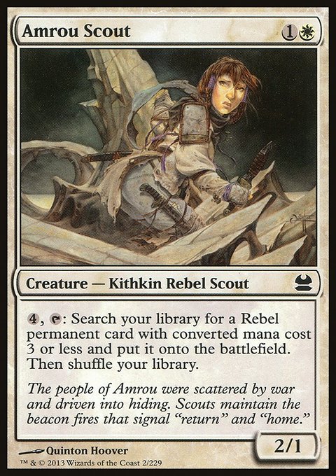 Amrou Scout, Modern Masters #2, Magic: The Gathering card