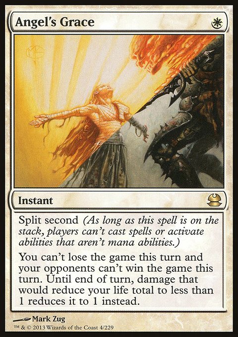 Angel's Grace, Modern Masters #4, Magic: The Gathering card