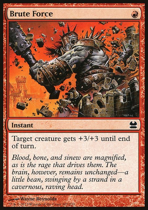 Brute Force, Modern Masters #107, Magic: The Gathering card