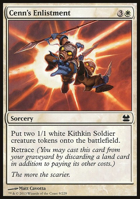 Cenn's Enlistment, Modern Masters #9, Magic: The Gathering card