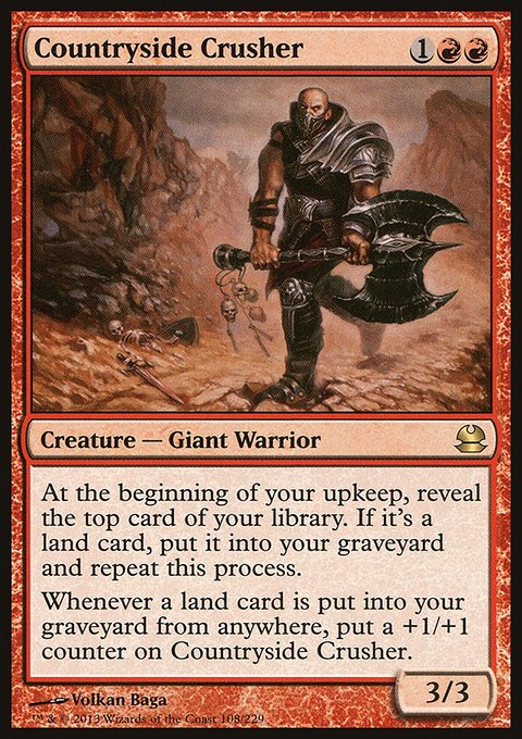 Countryside Crusher, Modern Masters #108, Magic: The Gathering card