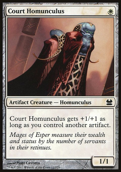 Court Homunculus, Modern Masters #11, Magic: The Gathering card