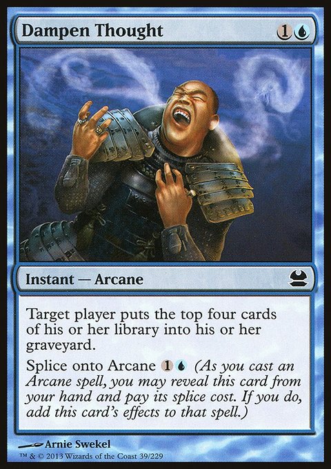Dampen Thought, Modern Masters #39, Magic: The Gathering card