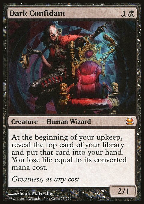 Dark Confidant, Modern Masters #75, Magic: The Gathering card