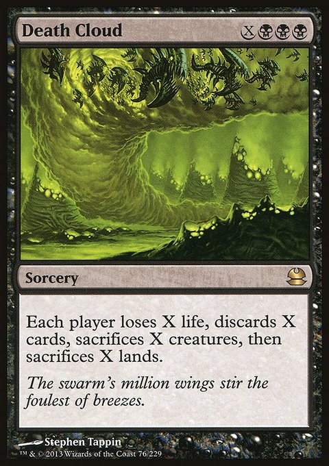 Death Cloud, Modern Masters #76, Magic: The Gathering card