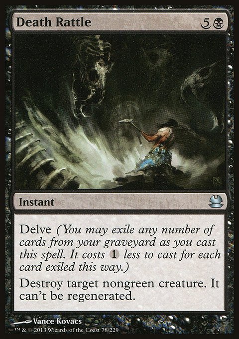 Death Rattle, Modern Masters #78, Magic: The Gathering card