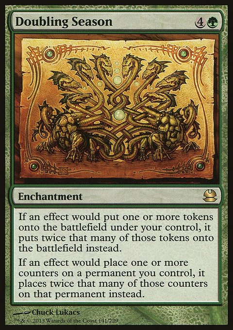 Doubling Season, Modern Masters #141, Magic: The Gathering card