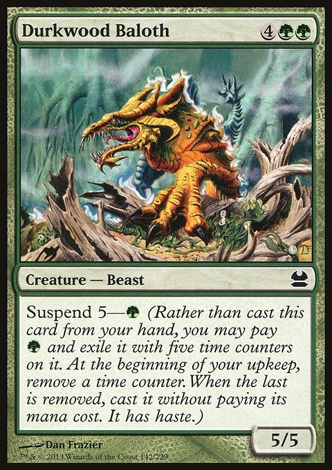 Durkwood Baloth, Modern Masters #142, Magic: The Gathering card
