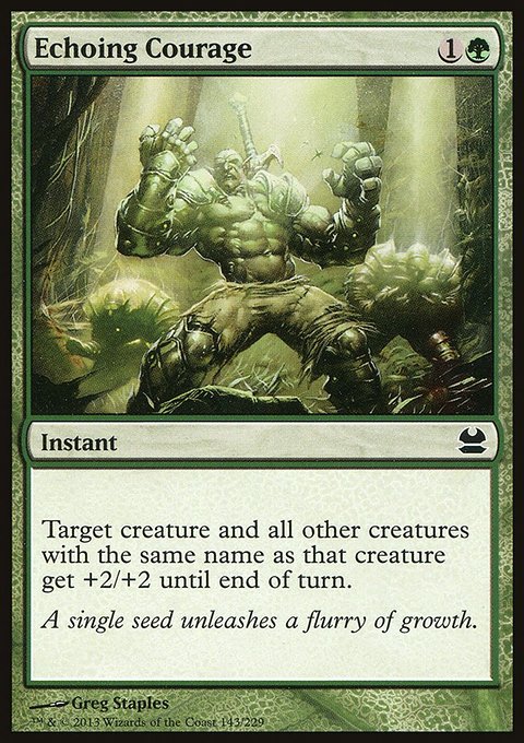 Echoing Courage, Modern Masters #143, Magic: The Gathering card