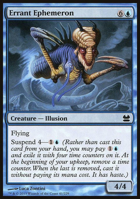 Errant Ephemeron, Modern Masters #41, Magic: The Gathering card