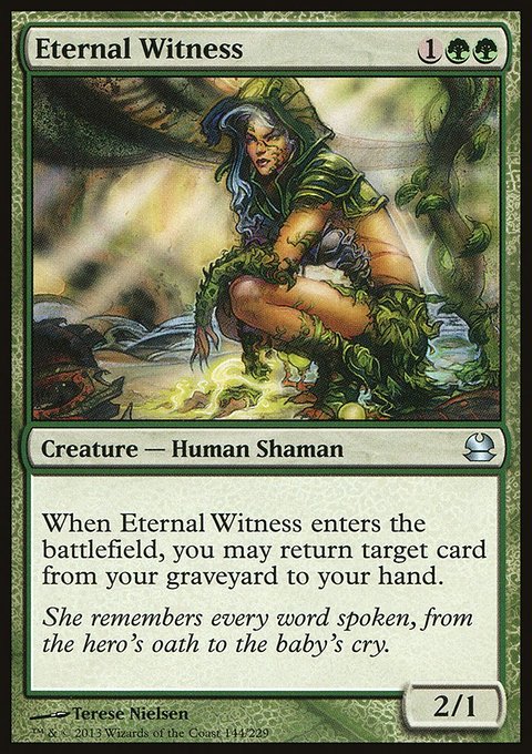 Eternal Witness, Modern Masters #144, Magic: The Gathering card