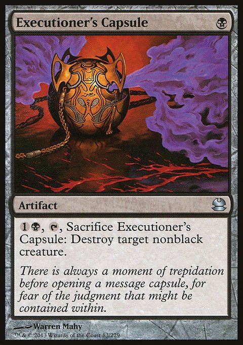 Executioner's Capsule, Modern Masters #83, Magic: The Gathering card