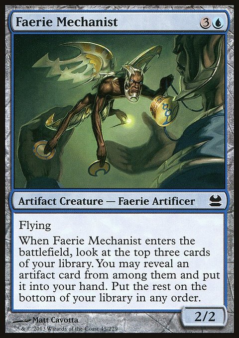Faerie Mechanist, Modern Masters #45, Magic: The Gathering card