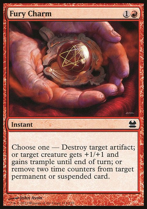Fury Charm, Modern Masters #114, Magic: The Gathering card