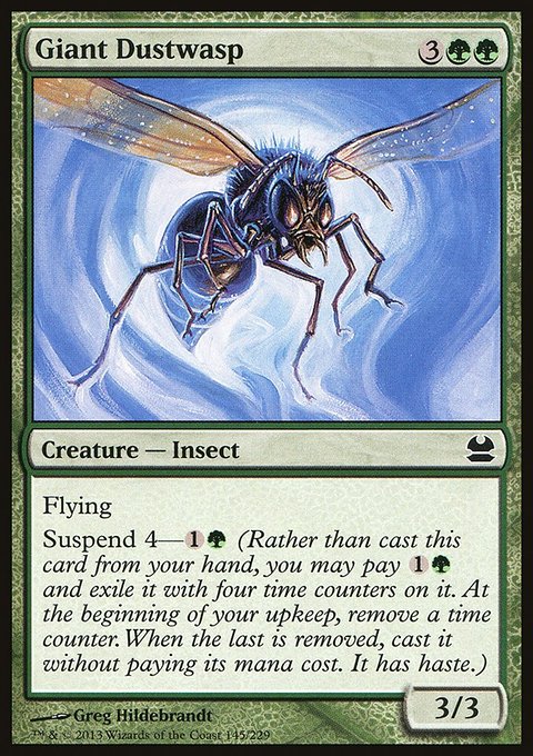 Giant Dustwasp, Modern Masters #145, Magic: The Gathering card