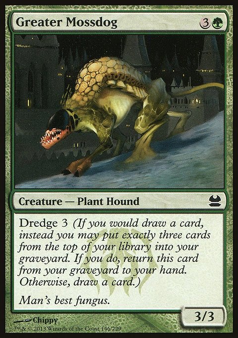 Greater Mossdog, Modern Masters #146, Magic: The Gathering card