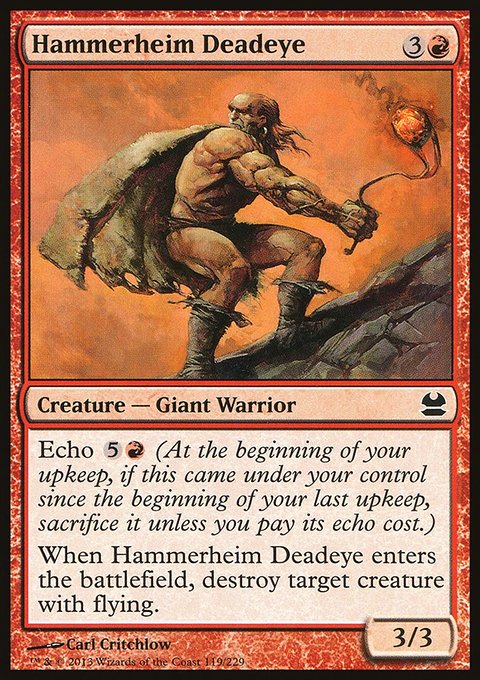 Hammerheim Deadeye, Modern Masters #119, Magic: The Gathering card
