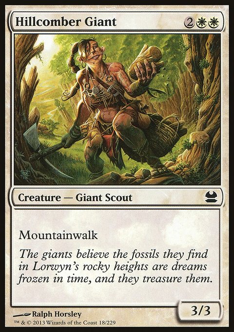 Hillcomber Giant, Modern Masters #18, Magic: The Gathering card