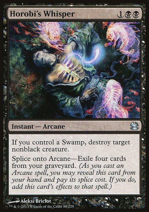 Horobi's Whisper, Modern Masters #88, Magic: The Gathering card