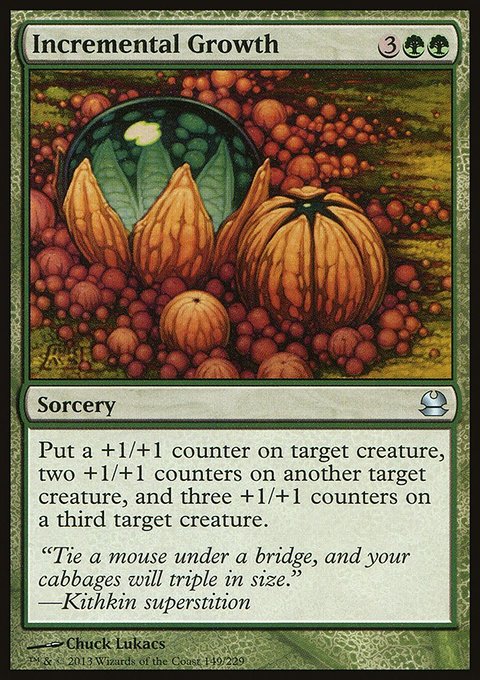 Incremental Growth, Modern Masters #149, Magic: The Gathering card