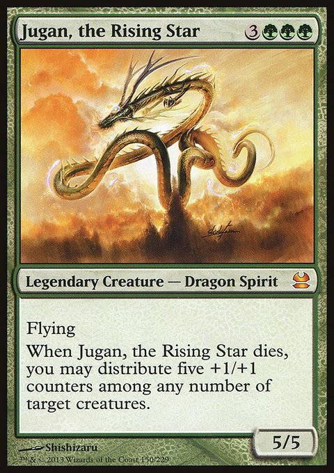 Jugan, the Rising Star, Modern Masters #150, Magic: The Gathering card
