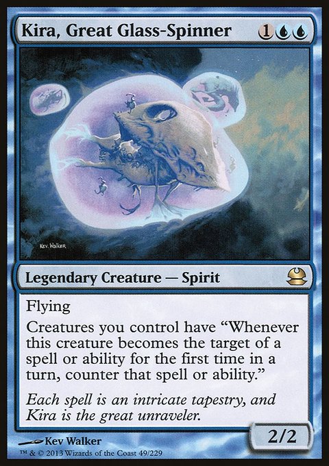Kira, Great Glass-Spinner, Modern Masters #49, Magic: The Gathering card