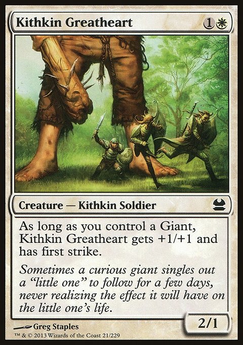 Kithkin Greatheart, Modern Masters #21, Magic: The Gathering card