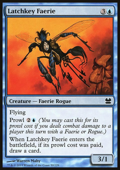 Latchkey Faerie, Modern Masters #50, Magic: The Gathering card
