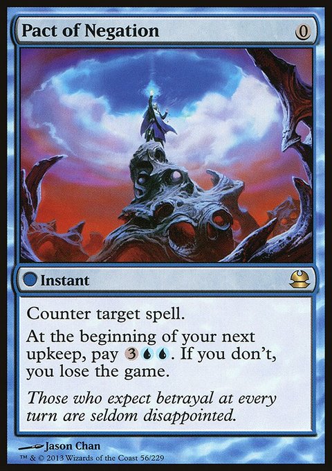 Pact of Negation, Modern Masters #56, Magic: The Gathering card