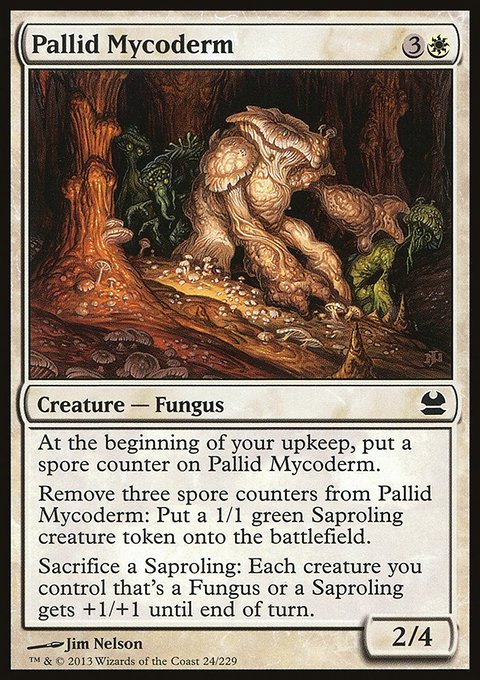 Pallid Mycoderm, Modern Masters #24, Magic: The Gathering card