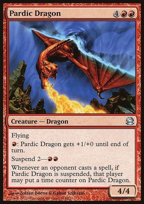 Pardic Dragon, Modern Masters #124, Magic: The Gathering card