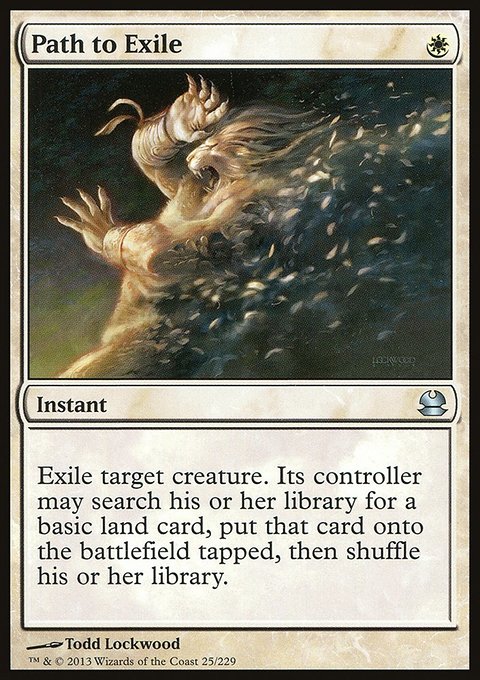 Path to Exile, Modern Masters #25, Magic: The Gathering card