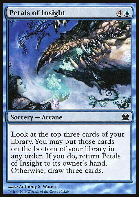 Petals of Insight, Modern Masters #60, Magic: The Gathering card