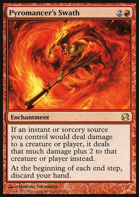 Pyromancer's Swath, Modern Masters #125, Magic: The Gathering card
