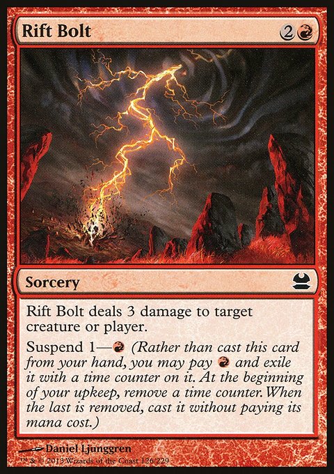 Rift Bolt, Modern Masters #126, Magic: The Gathering card