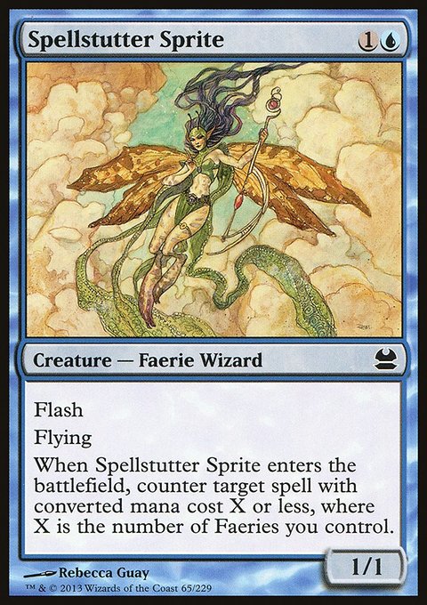 Spellstutter Sprite, Modern Masters #65, Magic: The Gathering card