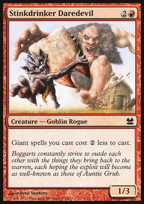 Stinkdrinker Daredevil, Modern Masters #132, Magic: The Gathering card