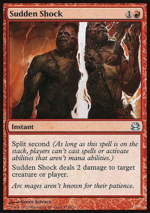 Sudden Shock, Modern Masters #133, Magic: The Gathering card