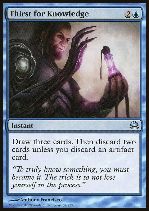 Thirst for Knowledge, Modern Masters #67, Magic: The Gathering card