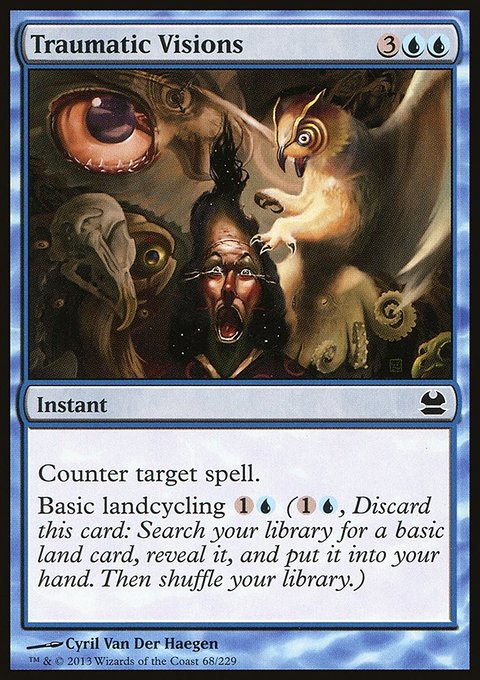 Traumatic Visions, Modern Masters #68, Magic: The Gathering card