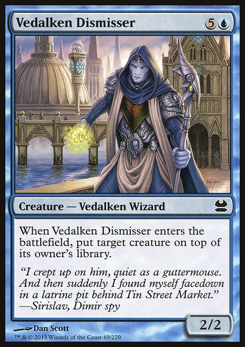 Vedalken Dismisser, Modern Masters #69, Magic: The Gathering card