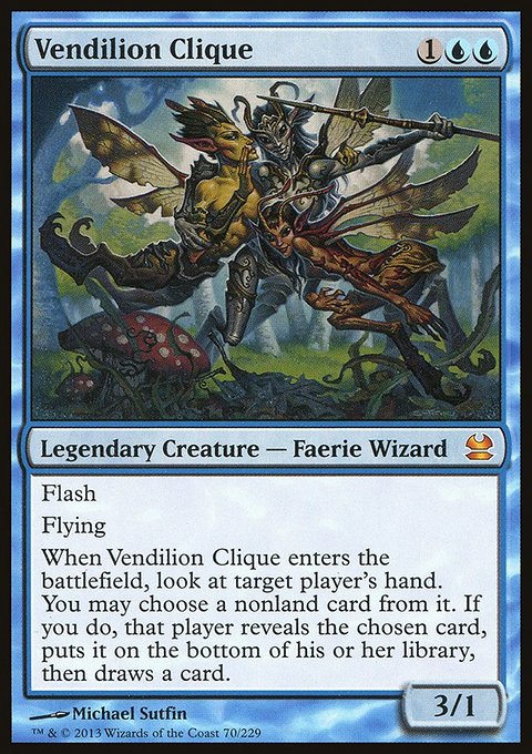 Vendilion Clique, Modern Masters #70, Magic: The Gathering card