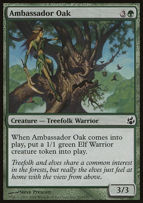 Ambassador Oak, Morningtide #113, Magic: The Gathering card