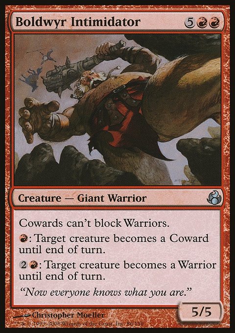 Boldwyr Intimidator, Morningtide #86, Magic: The Gathering card