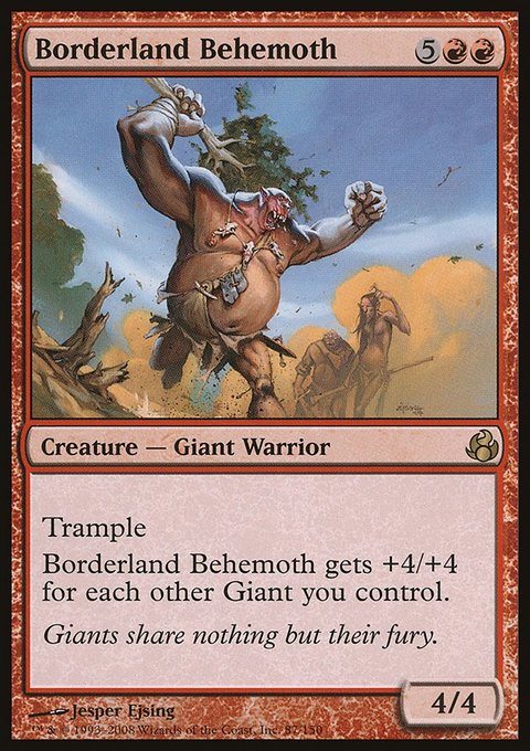 Borderland Behemoth, Morningtide #87, Magic: The Gathering card