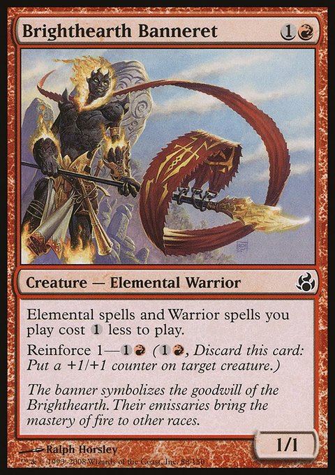 Brighthearth Banneret, Morningtide #88, Magic: The Gathering card